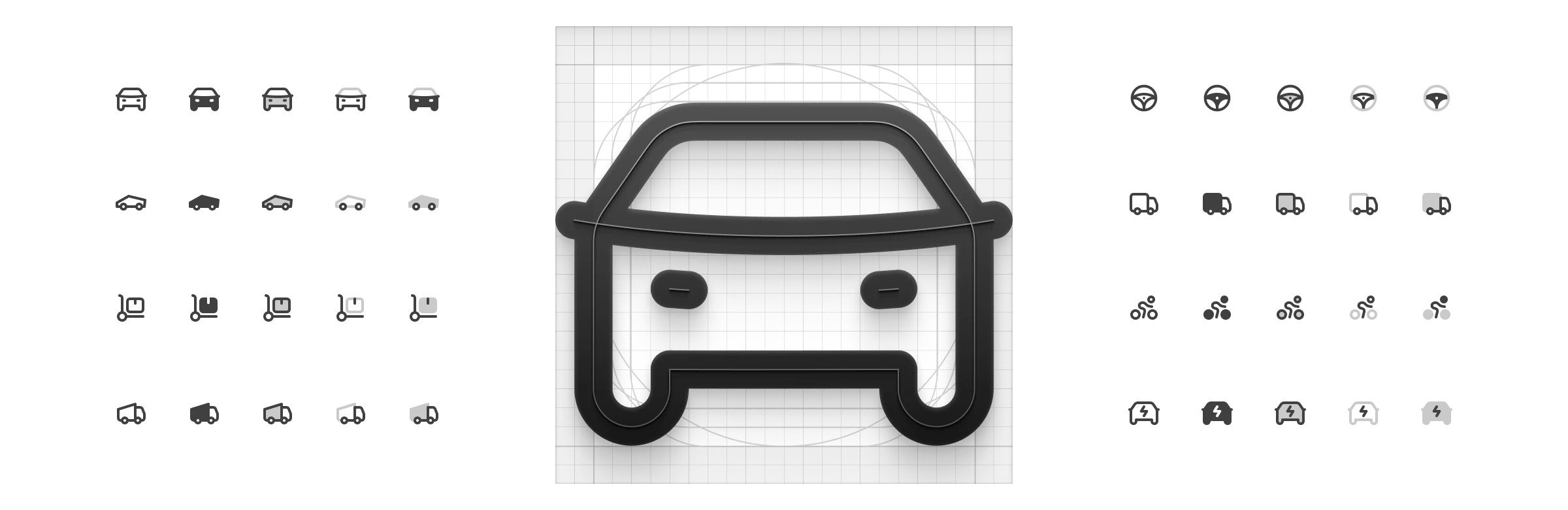 Automotive icon, car design, vehicle vector graphic, transportation symbol, auto industry, modern transportation UI, digital motor icon, automotive technology, sleek vehicle design