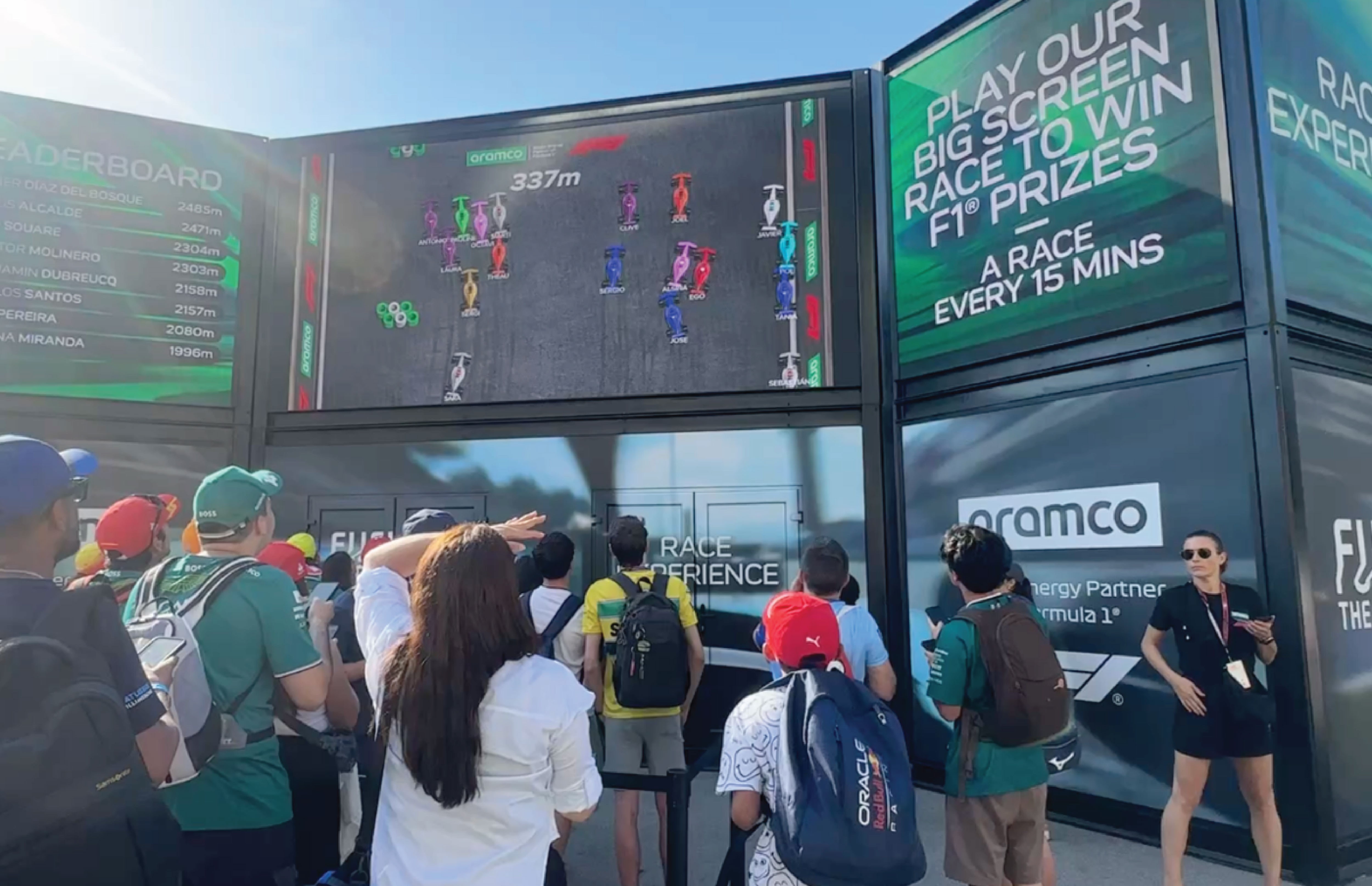 Aramco Formula 1 Activation