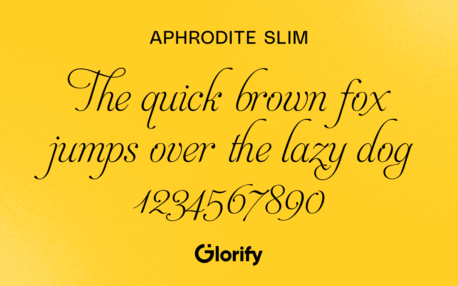 Aphrodite Slim font