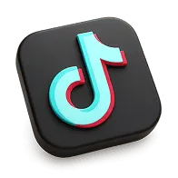 Logo de tiktok, réseau social de l'agence kréa