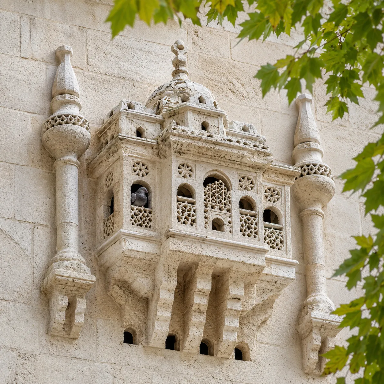 ottoman turkish architecture birdhouse bird nest traditional mosque mercy kemal sayli