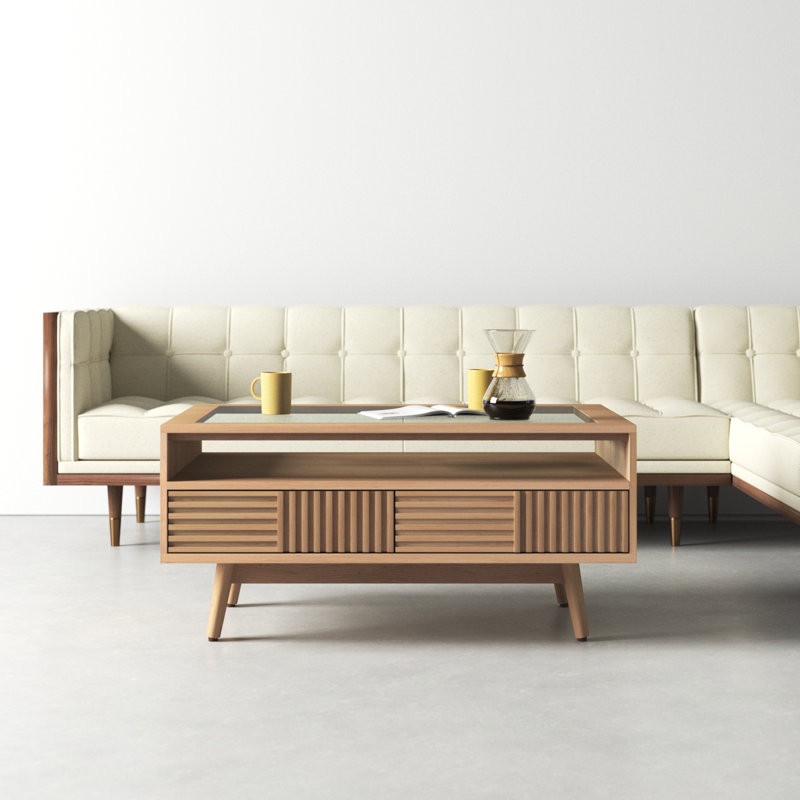 Elegant peri coffee table with modern appeal and high-quality craftsmanship.