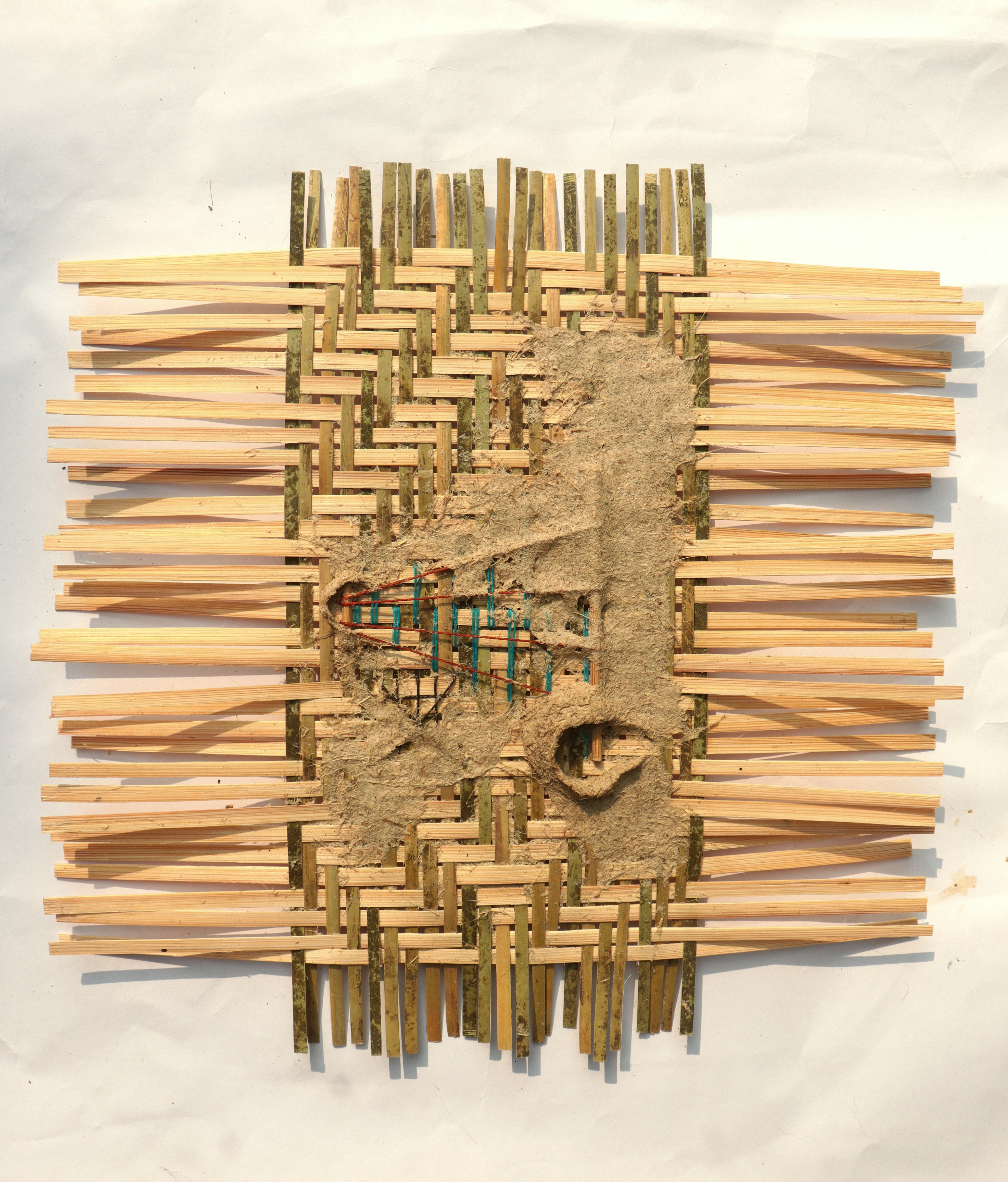 herd of sheep on road painting