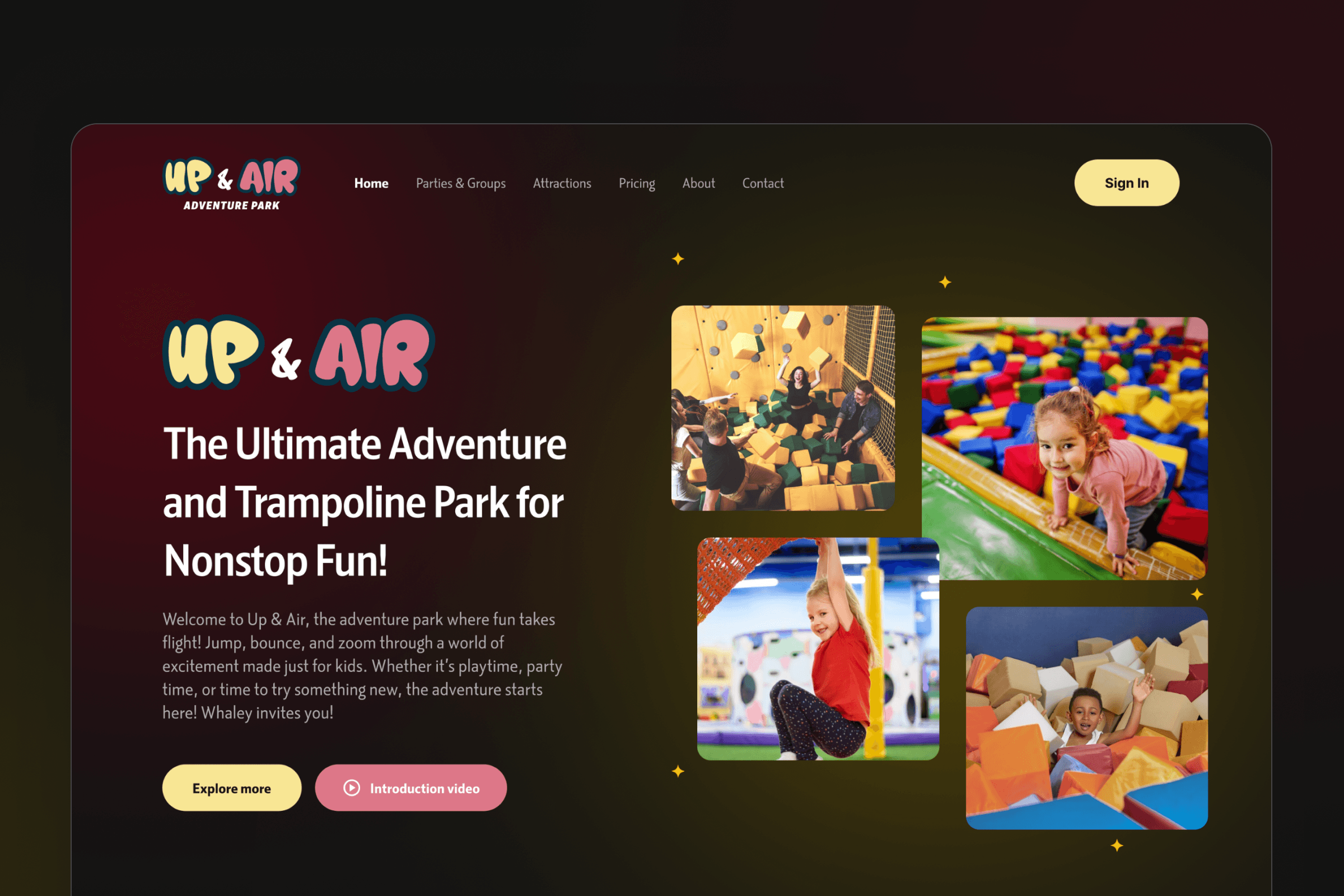 Up&Air Website