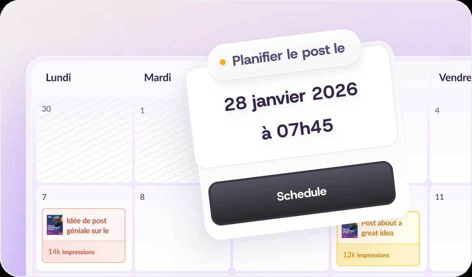 publier et planifier publication