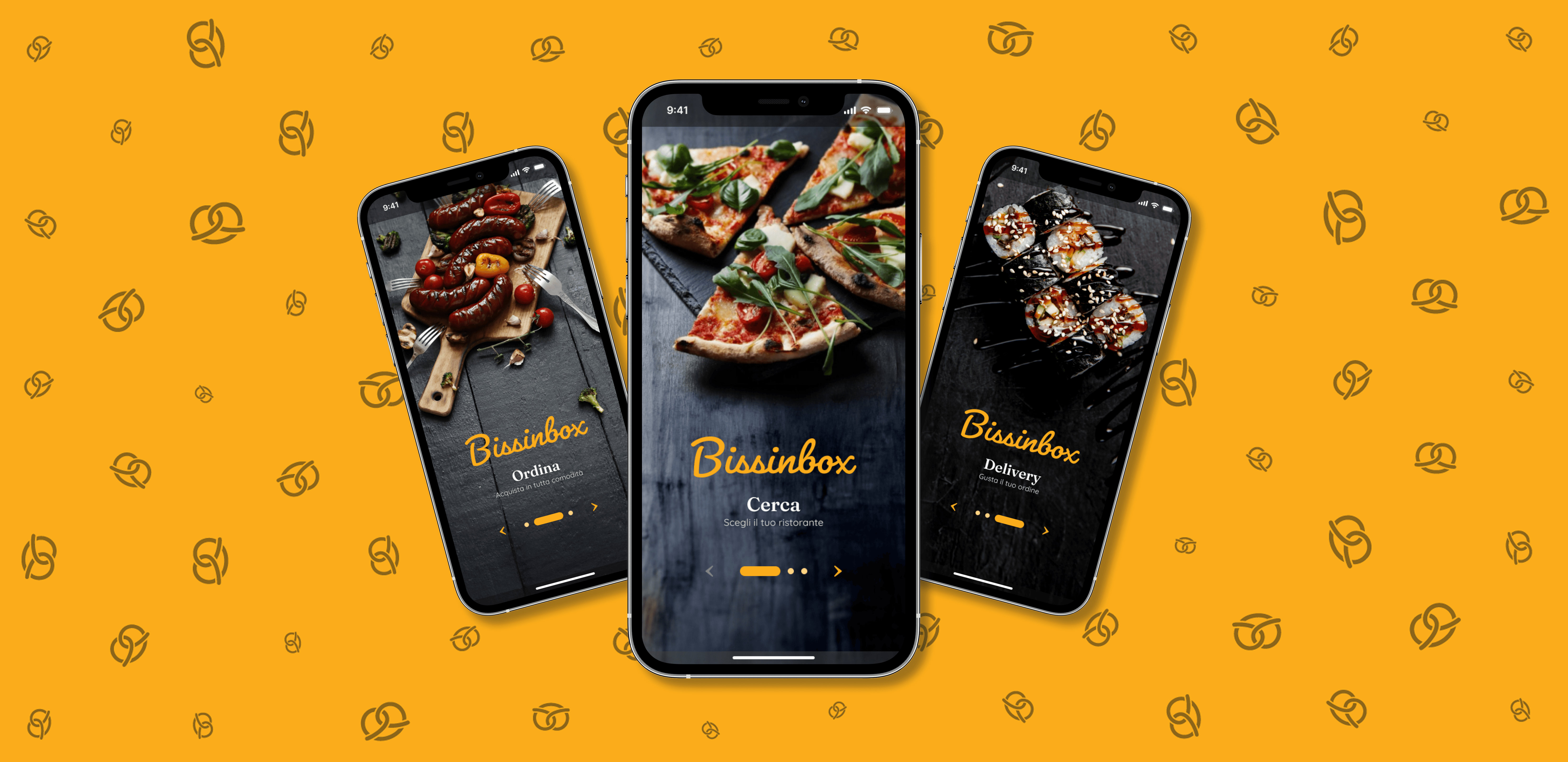 Mockup Bissinbox app