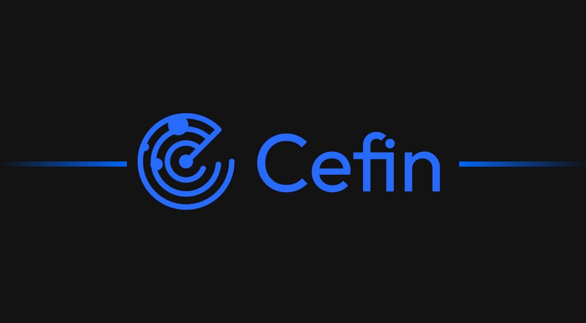 logo de cefin sur fond noir