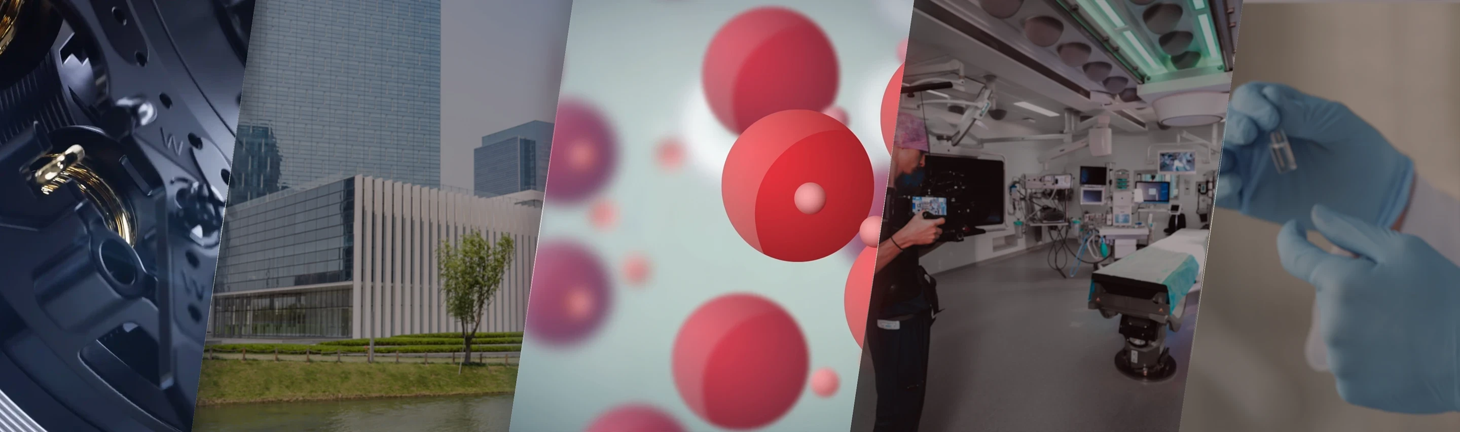 Indall's videographer captures footage in a medical setting