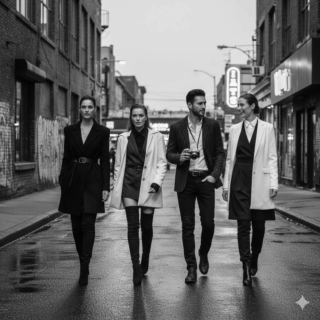 Street fashion photography