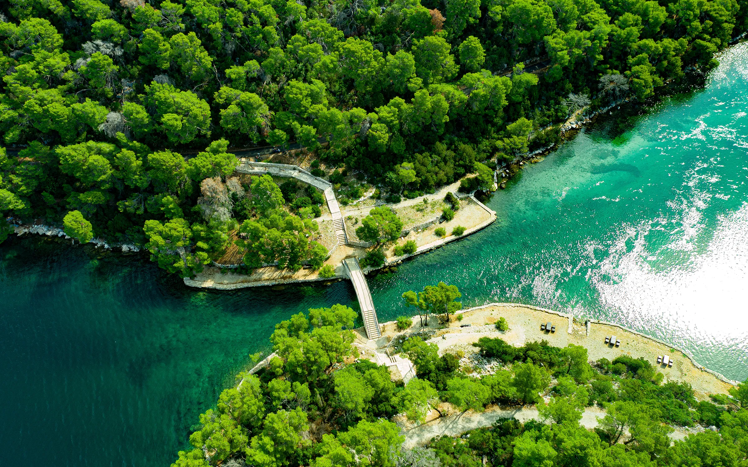Vi sykler i nasjonalparken Mljet på turen Sykkeltur i Kroatia | Expa Travel