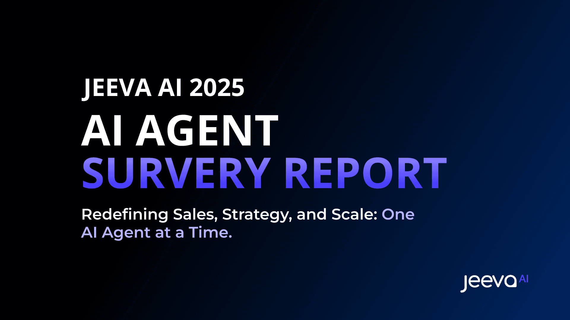 Jeeva AI Agent Survery Report 