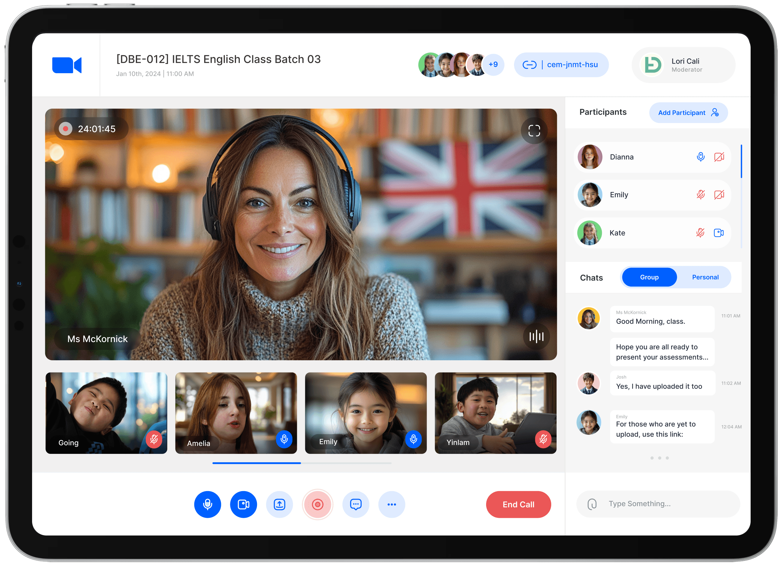 iPad Pro 11 - SAAS Dashboard
