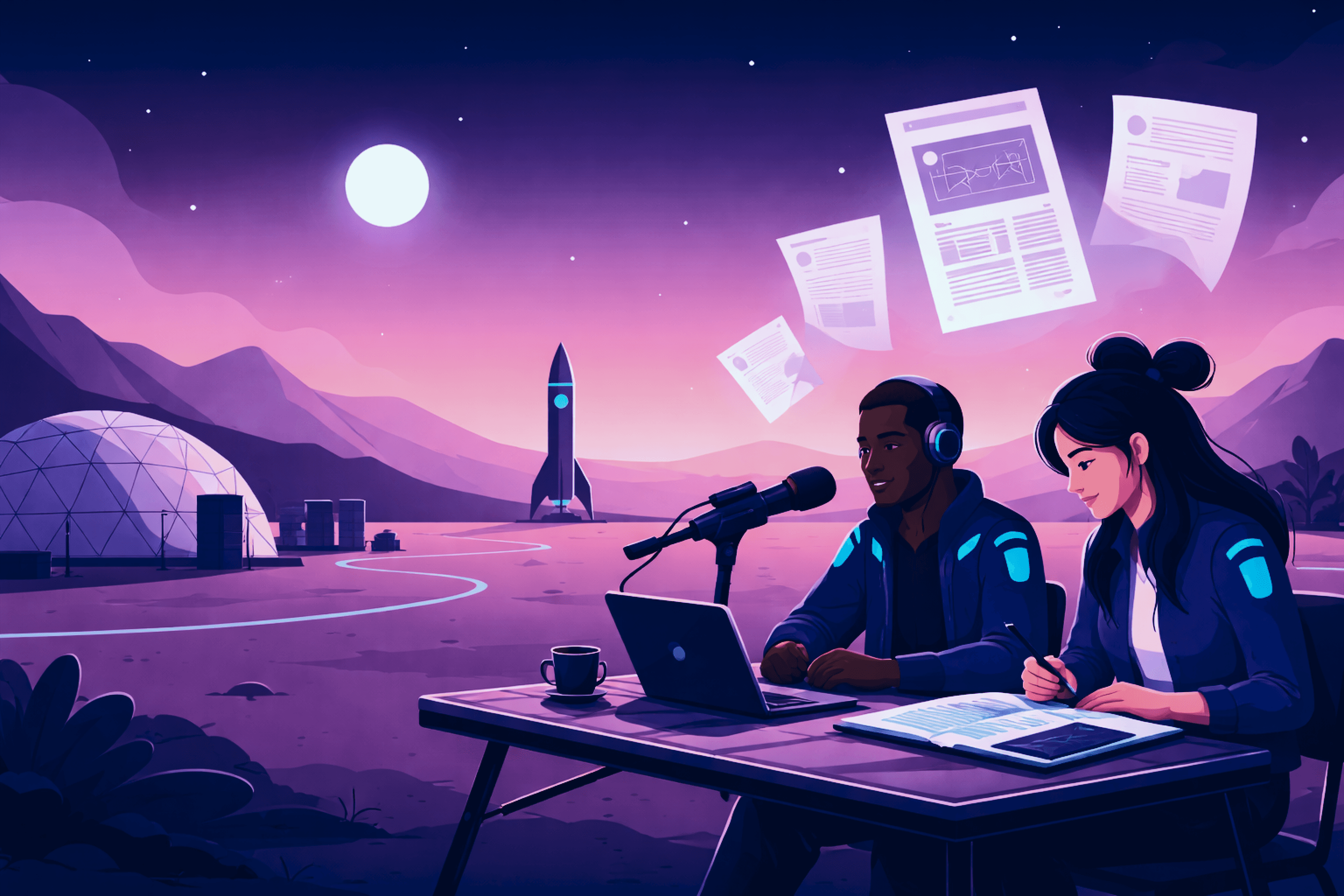 road under dark clouds during sunset