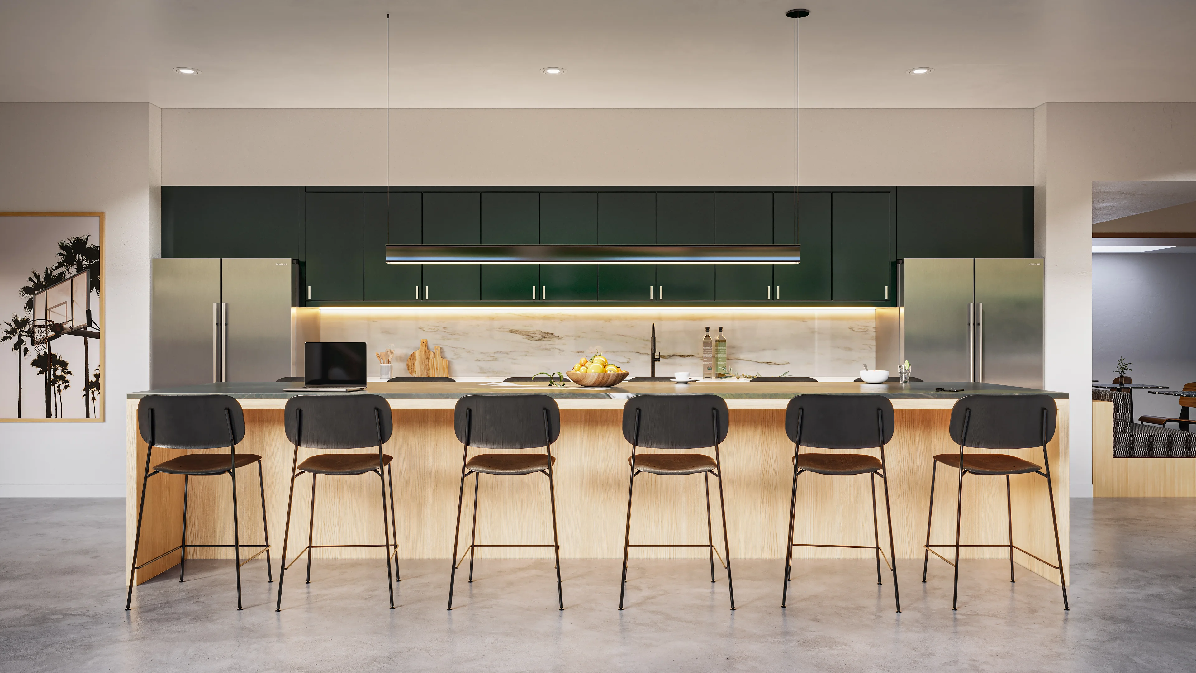 Malibu Suite interior space with natural light