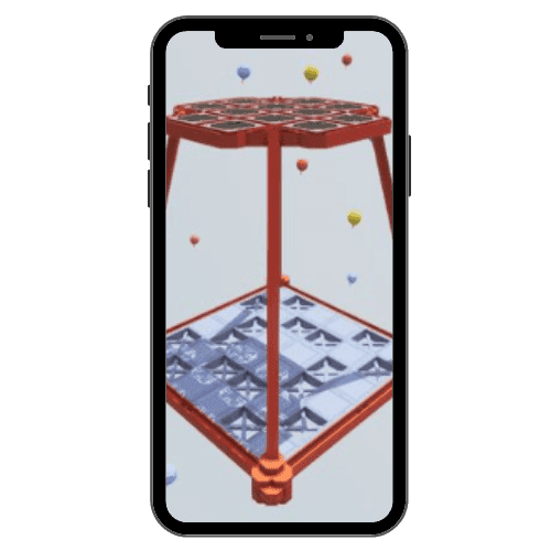 Abstract metalic shape