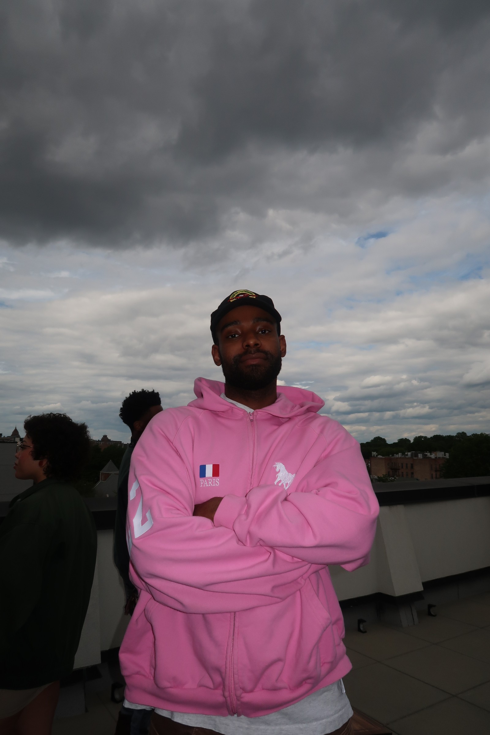 Woman with color palette