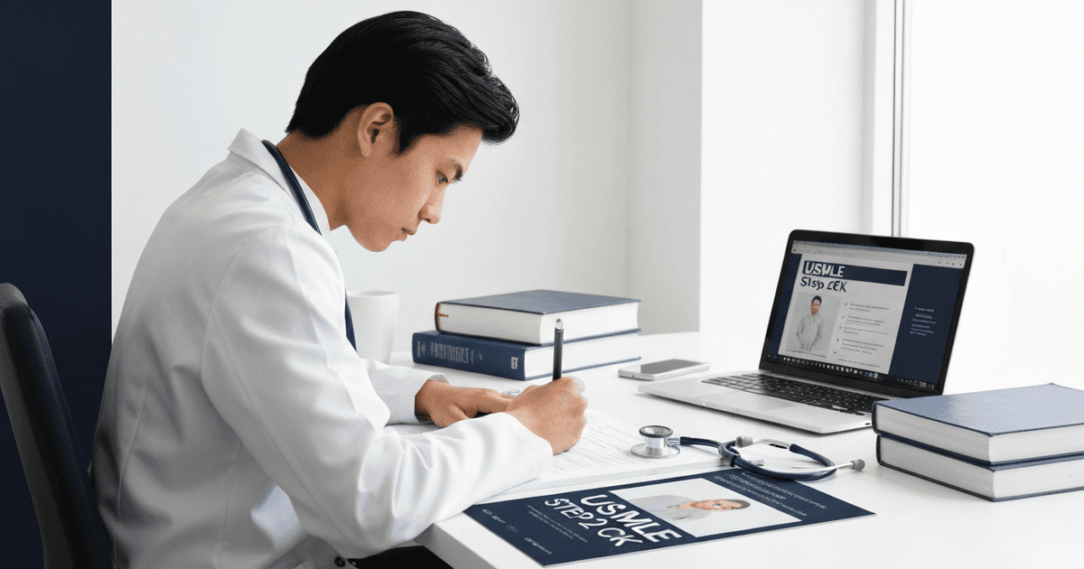 Cover: USMLE Step 2 CK for IMGs: Complete Preparation Checklist, Target Scores, and Best Resources to Match in 2026