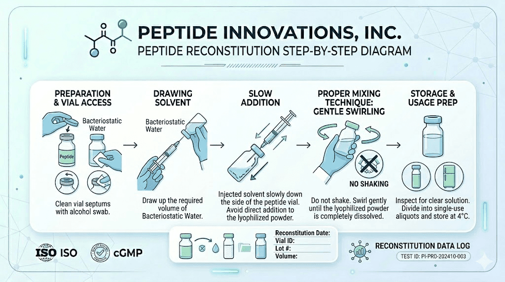 How to reconstitute tirzepatide GLP-2TZ from Simple Peptide