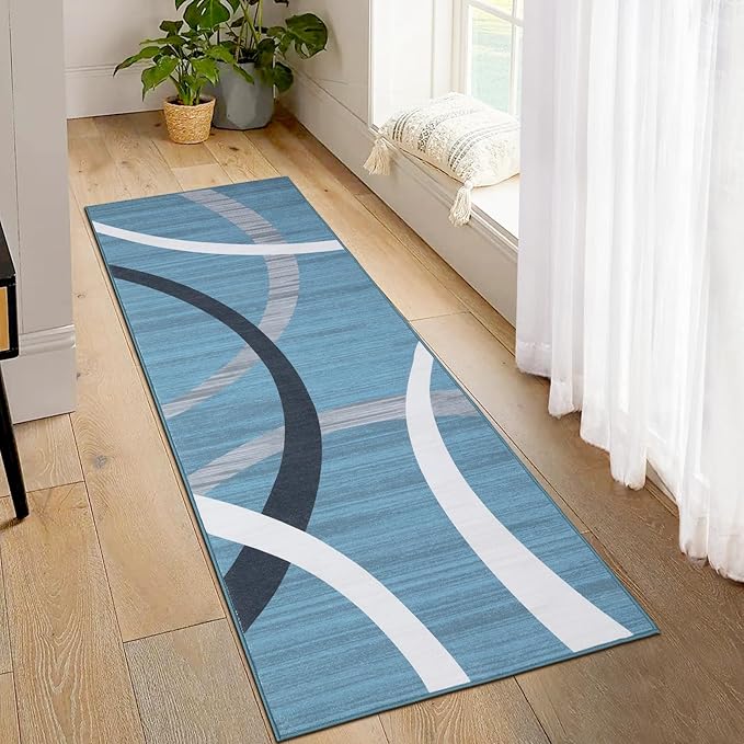 Wavy runner rug – A beautifully designed piece, perfect for adding elegance to any space.