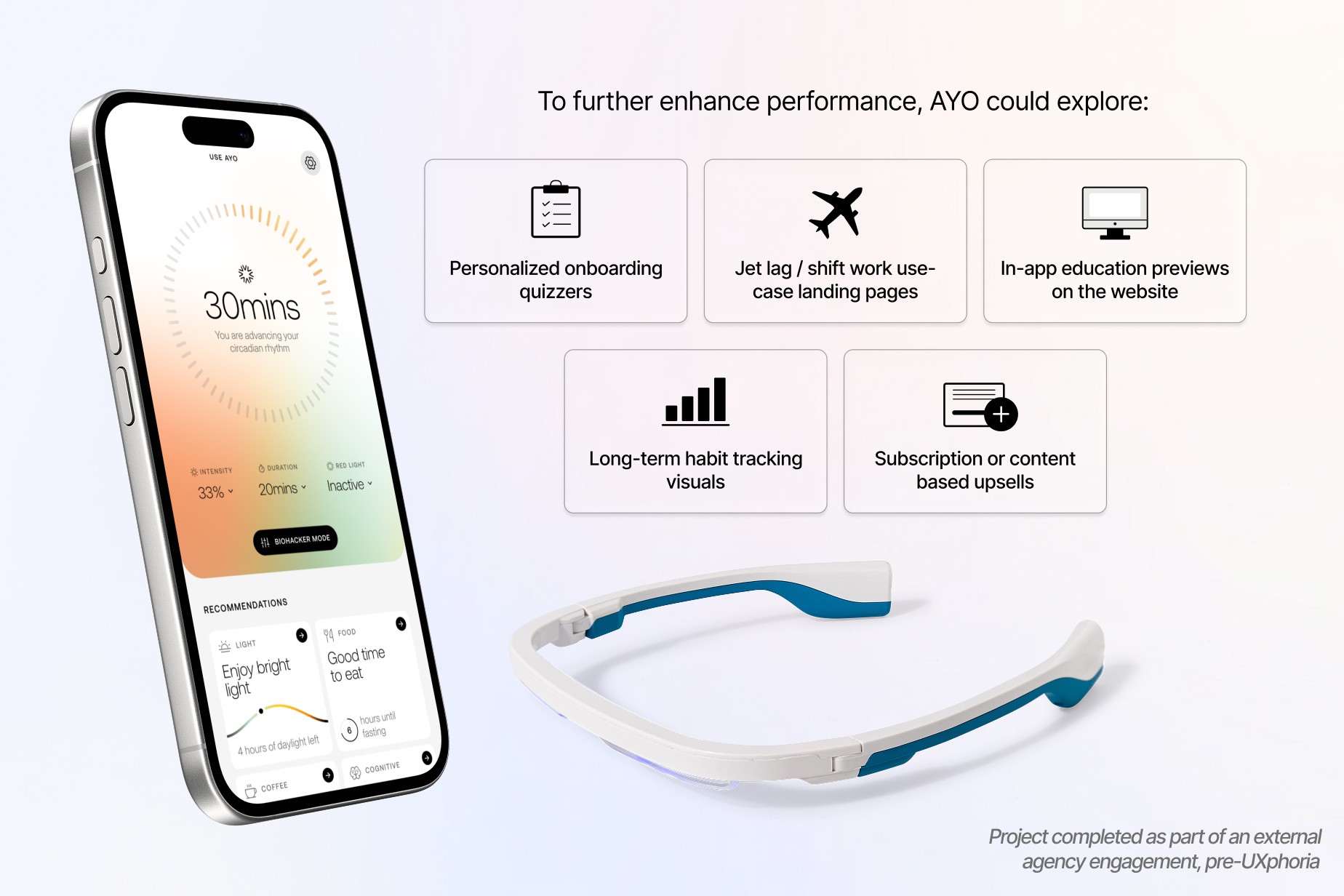 Ecommerce website redesign focused on AOV increase