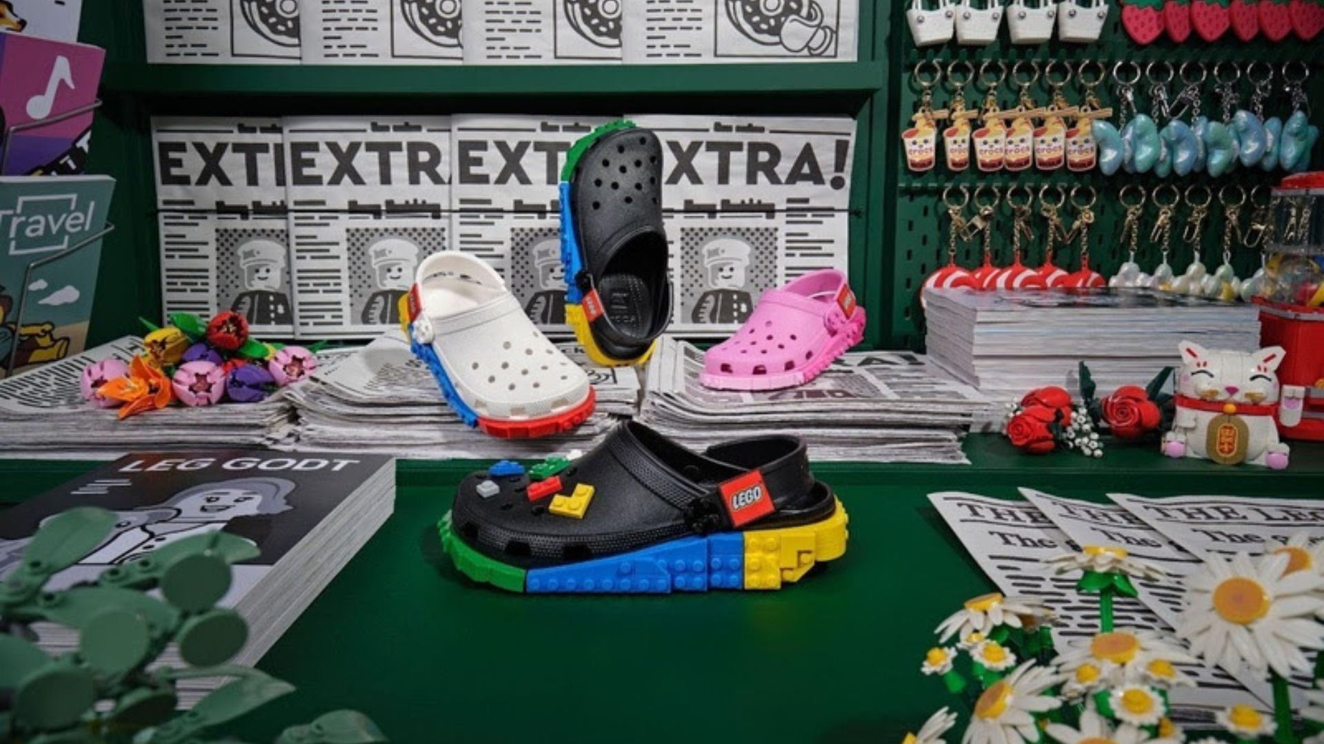 Collab Crocs e LEGO chega ao Brasil 
