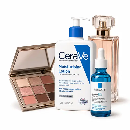 Beauty products to track for Black Friday with Whisprice, including skincare, makeup and haircare