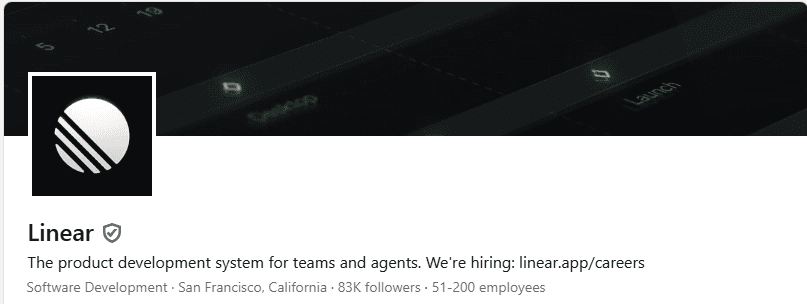 Linear on LinkedIn