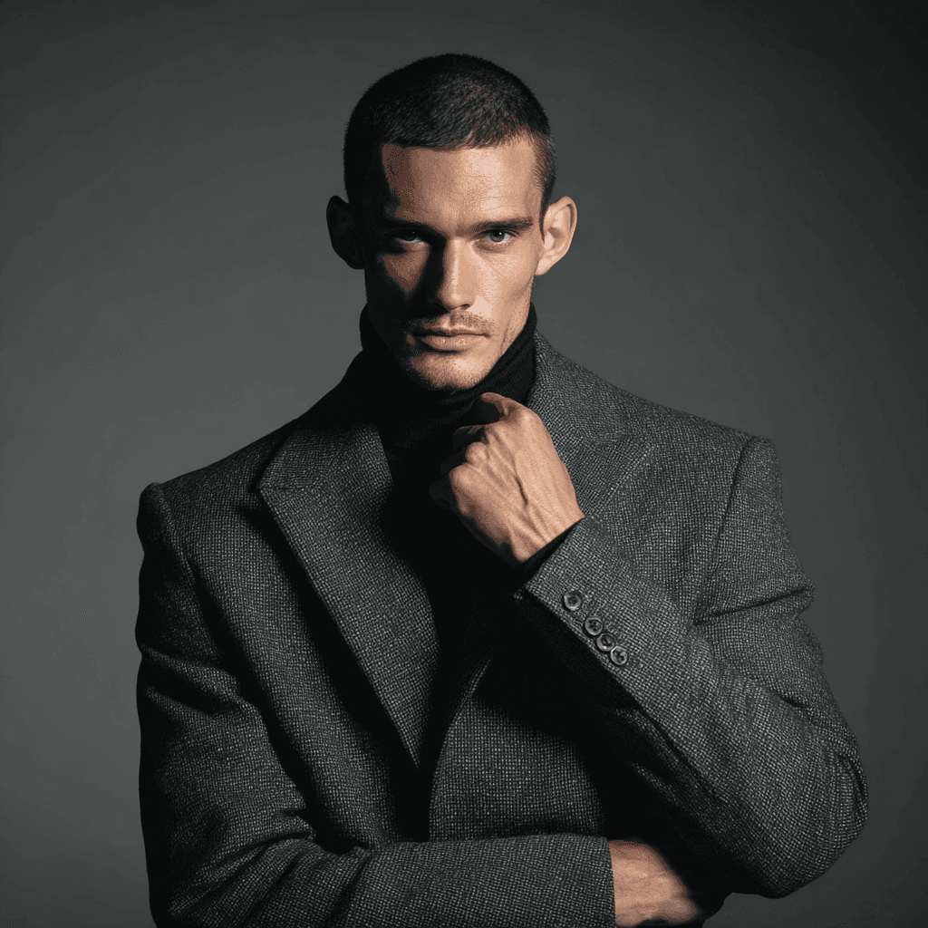 Profile portrait with natural lighting featuring long blonde hair