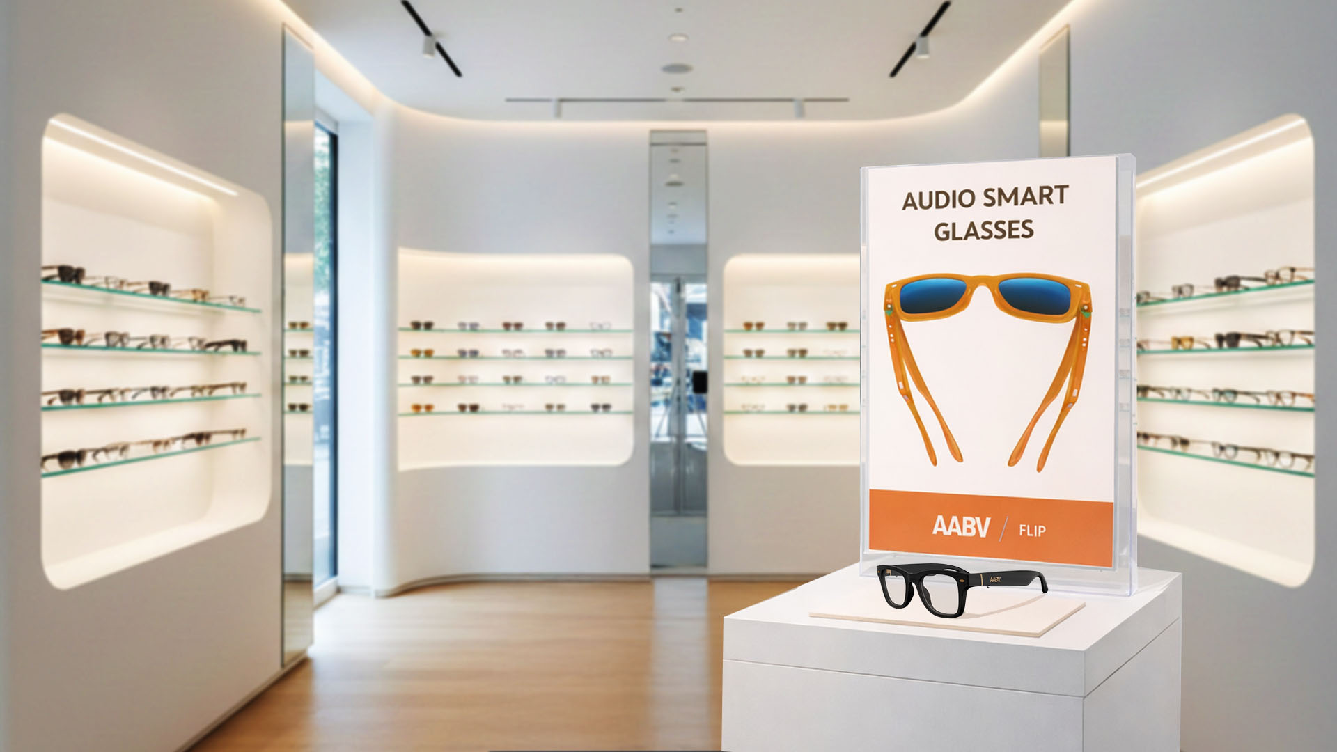 Audio bluetooth smart glasses: place order