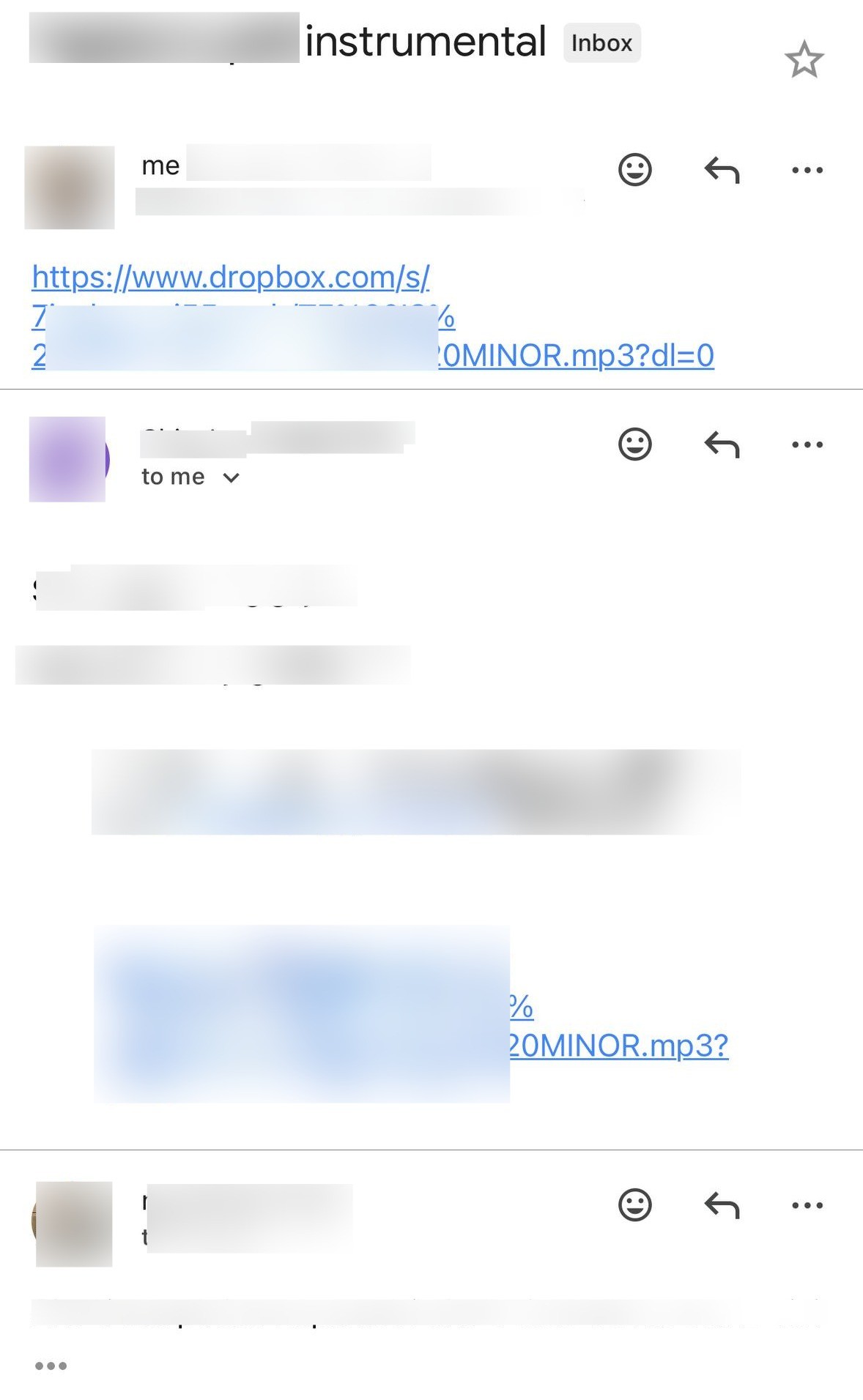 Artisium reply screenshot 2, original redactions preserved