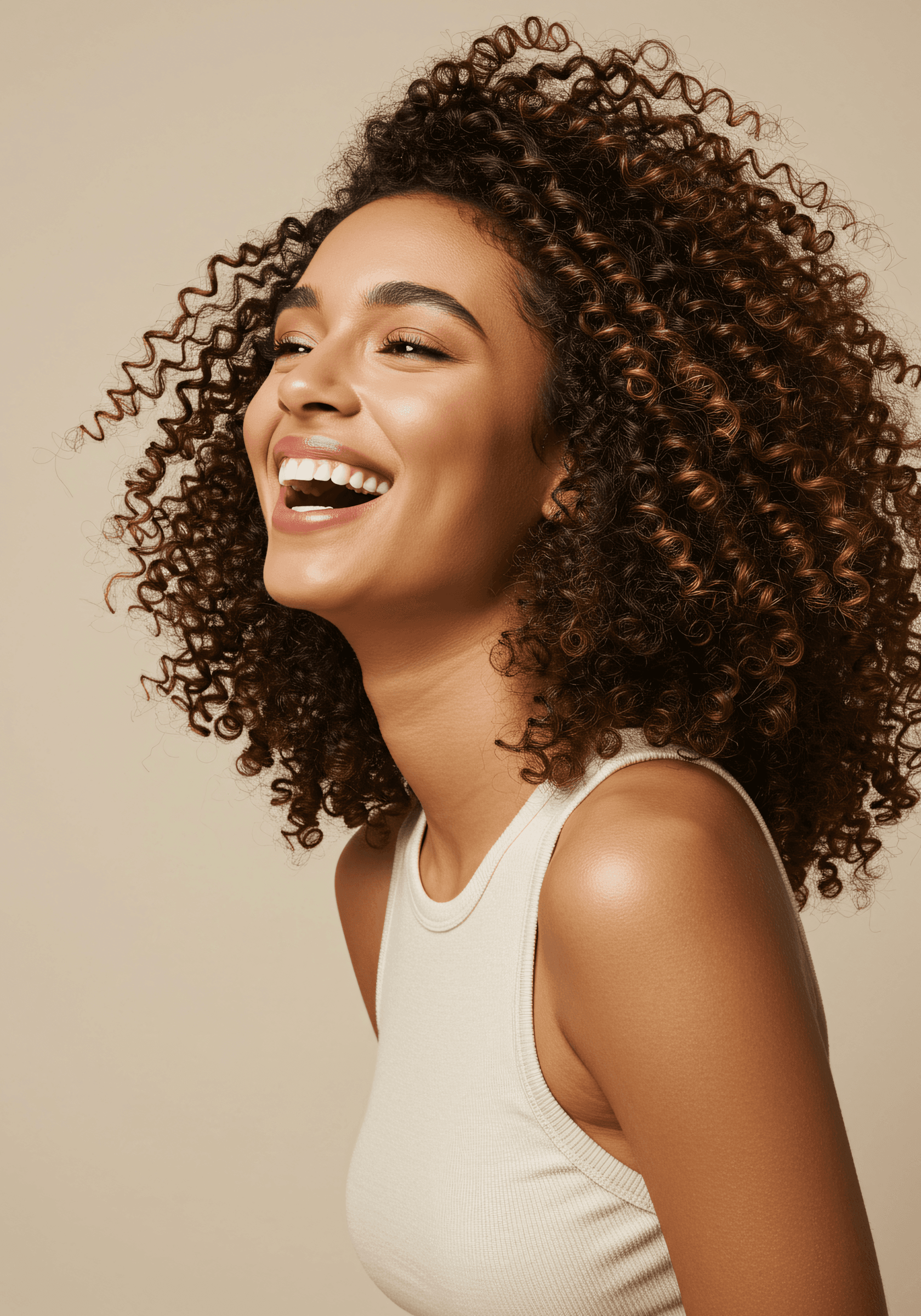 Laughing woman