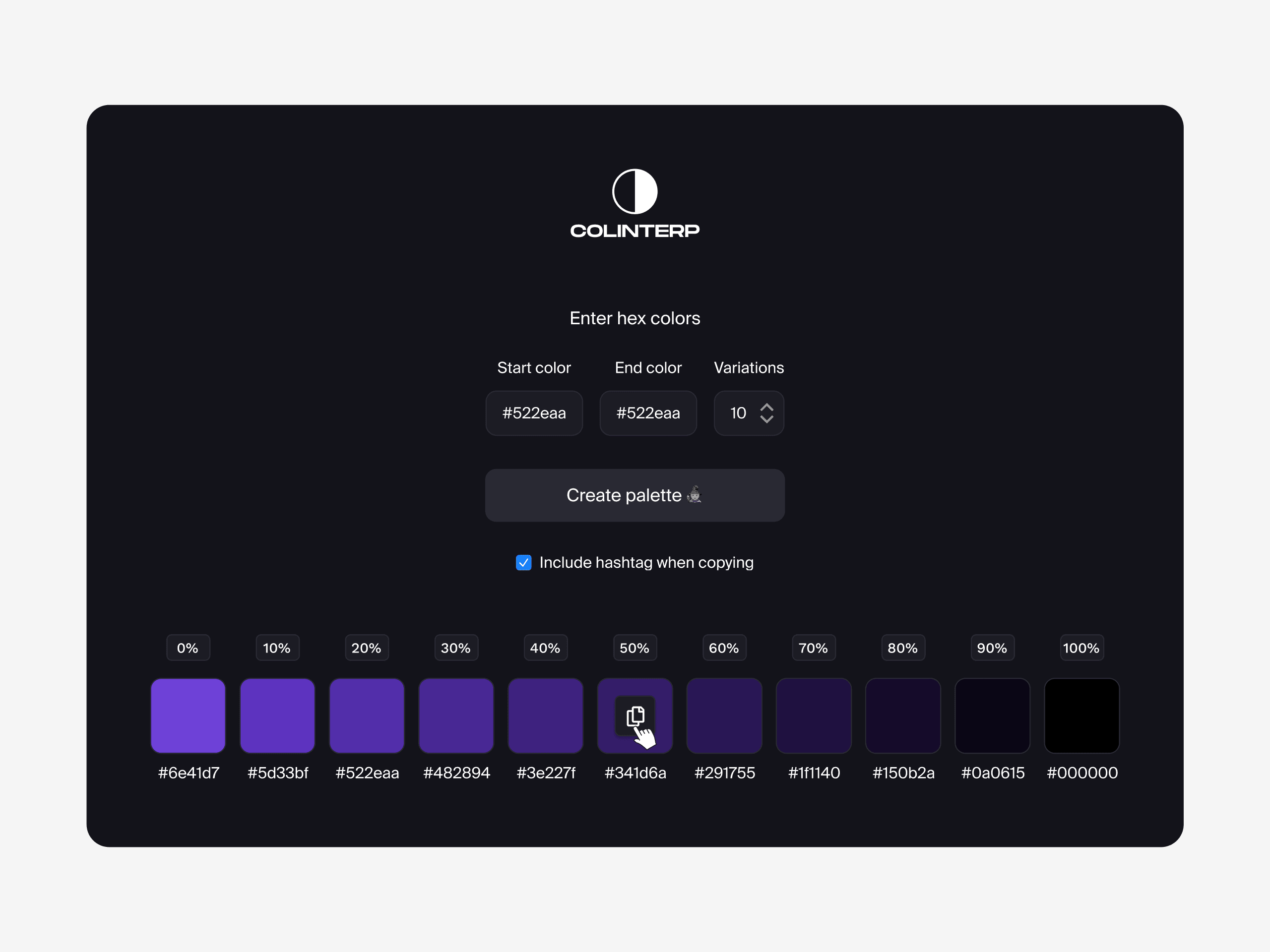 Colinterp - Final overview