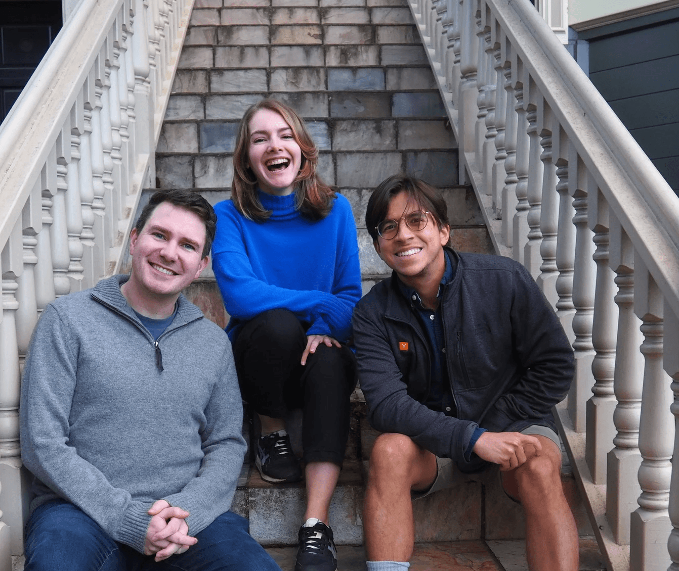 team workspace with people working