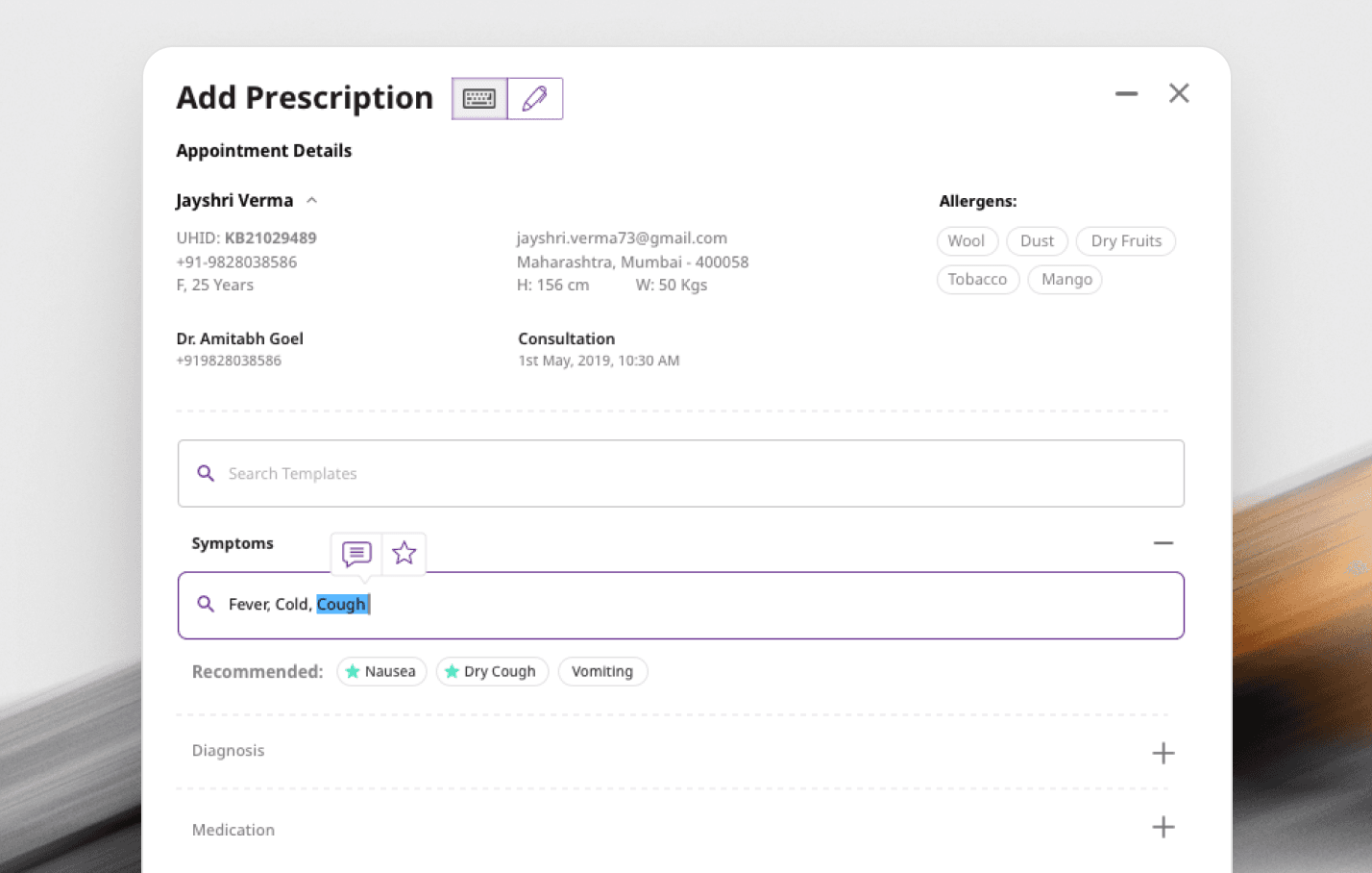 Ornate metal railings on a wooden staircase