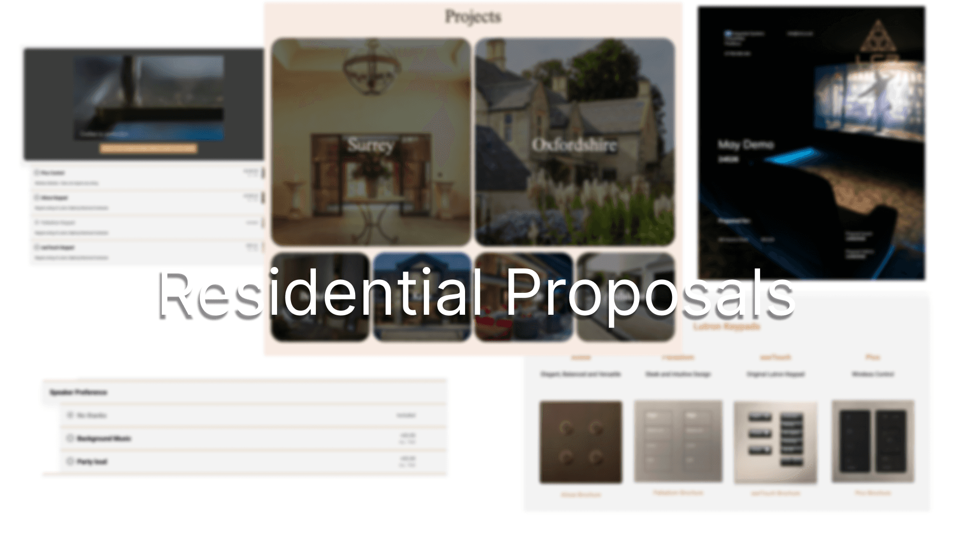Residential AV Proposals from WeQuote