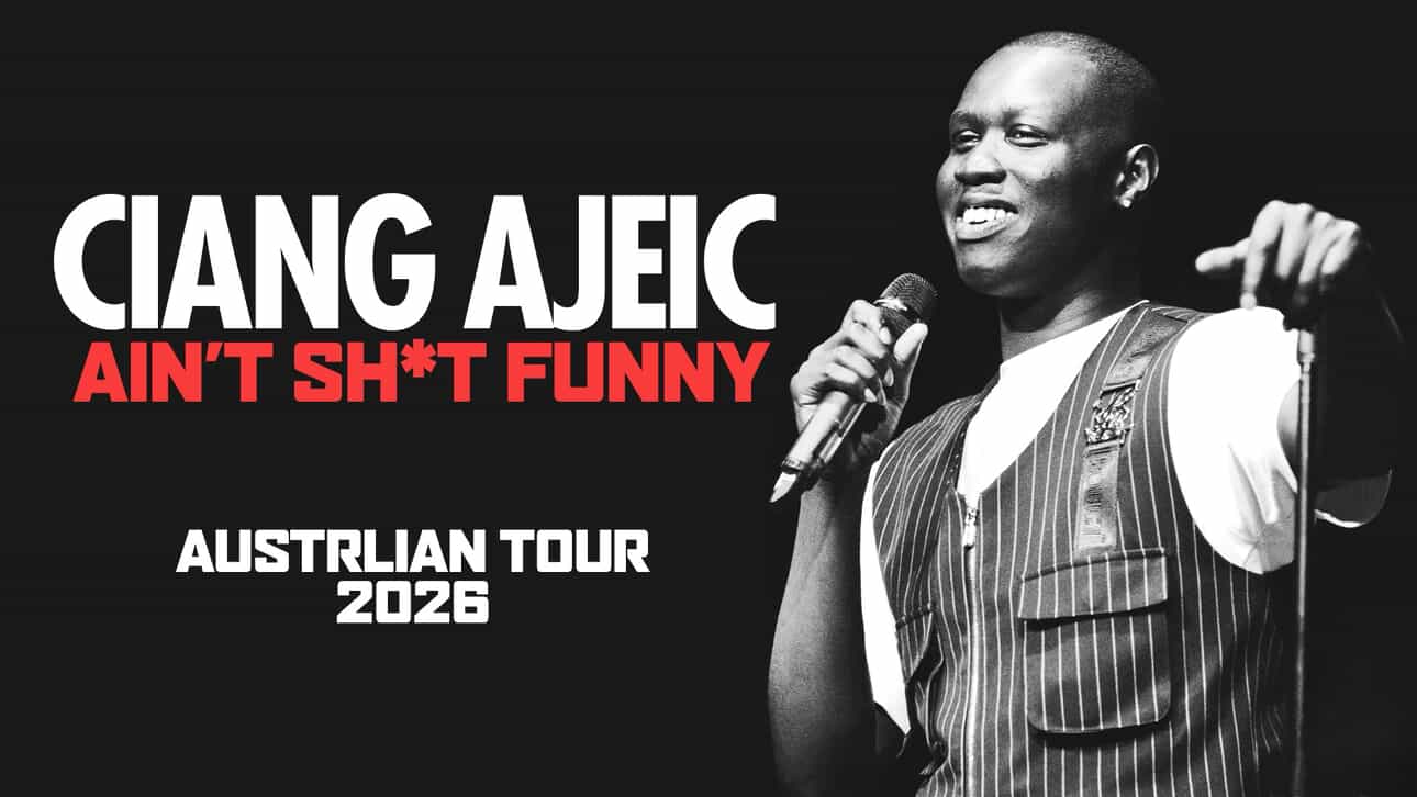 Ciang Ajeic - Aint Shit Funny Comedy Show Event Banner Sydney