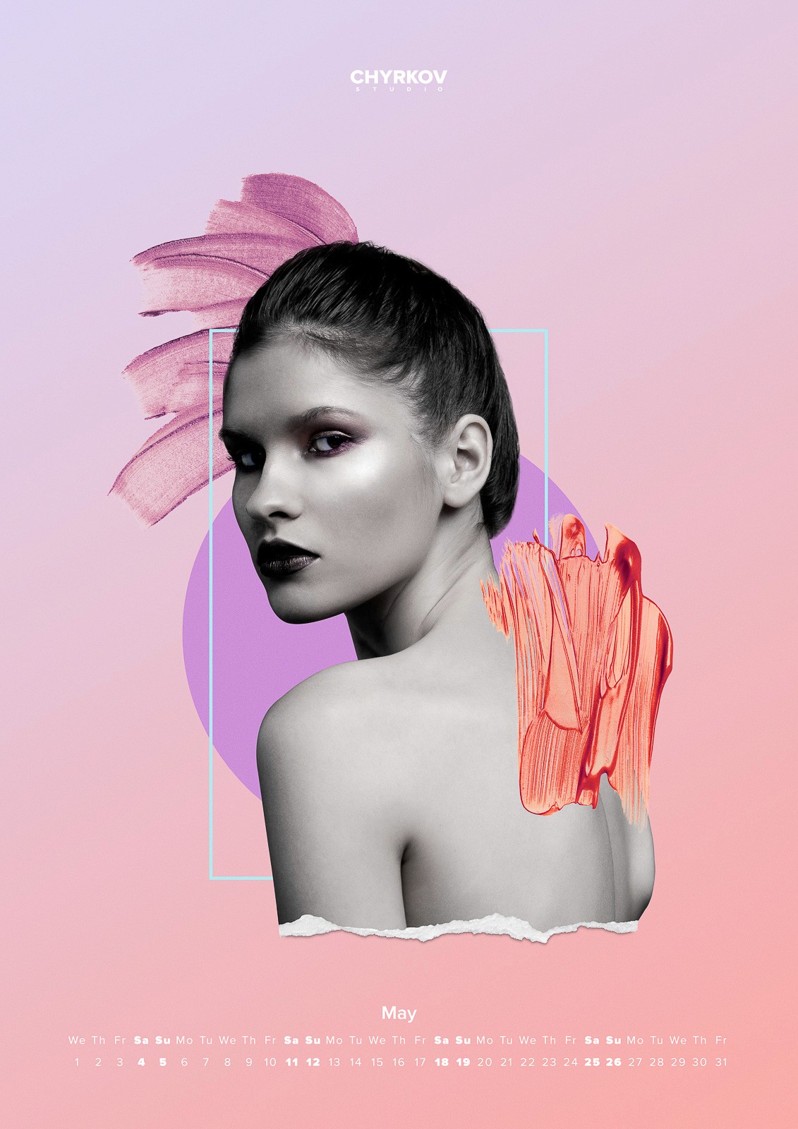 CHYRKOV studio 2019 calendar. Photographer: Sergei Chyrkov