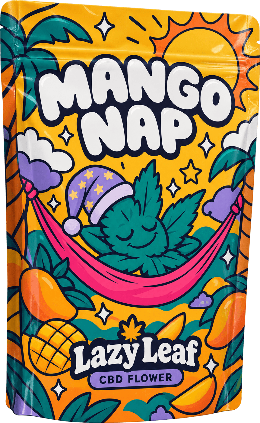 Mango Nap CBD flower pouch