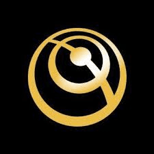 A smiling happy customer with curly hair on a blue background