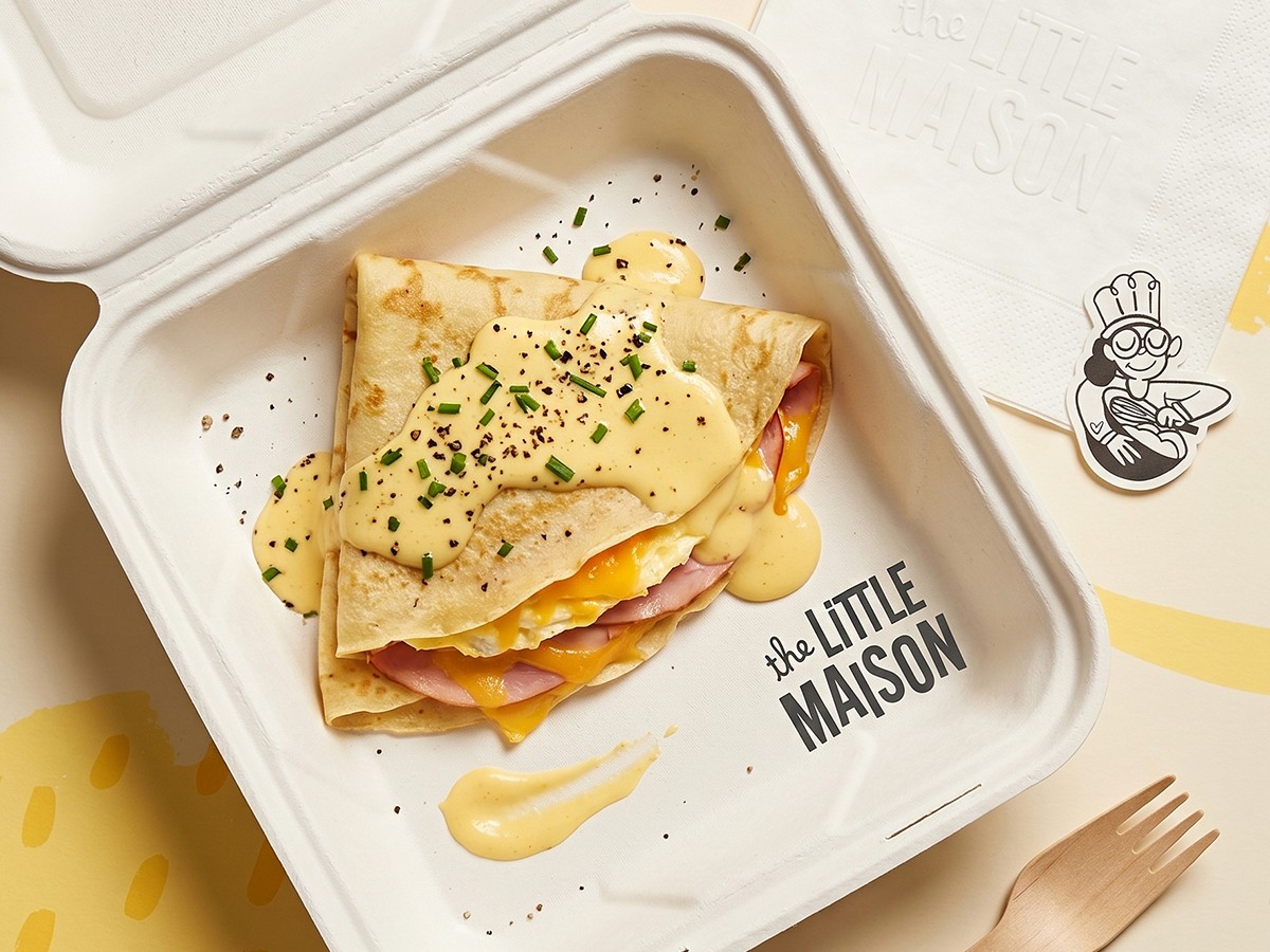 visuals for the little maison, a canadian cafe brand