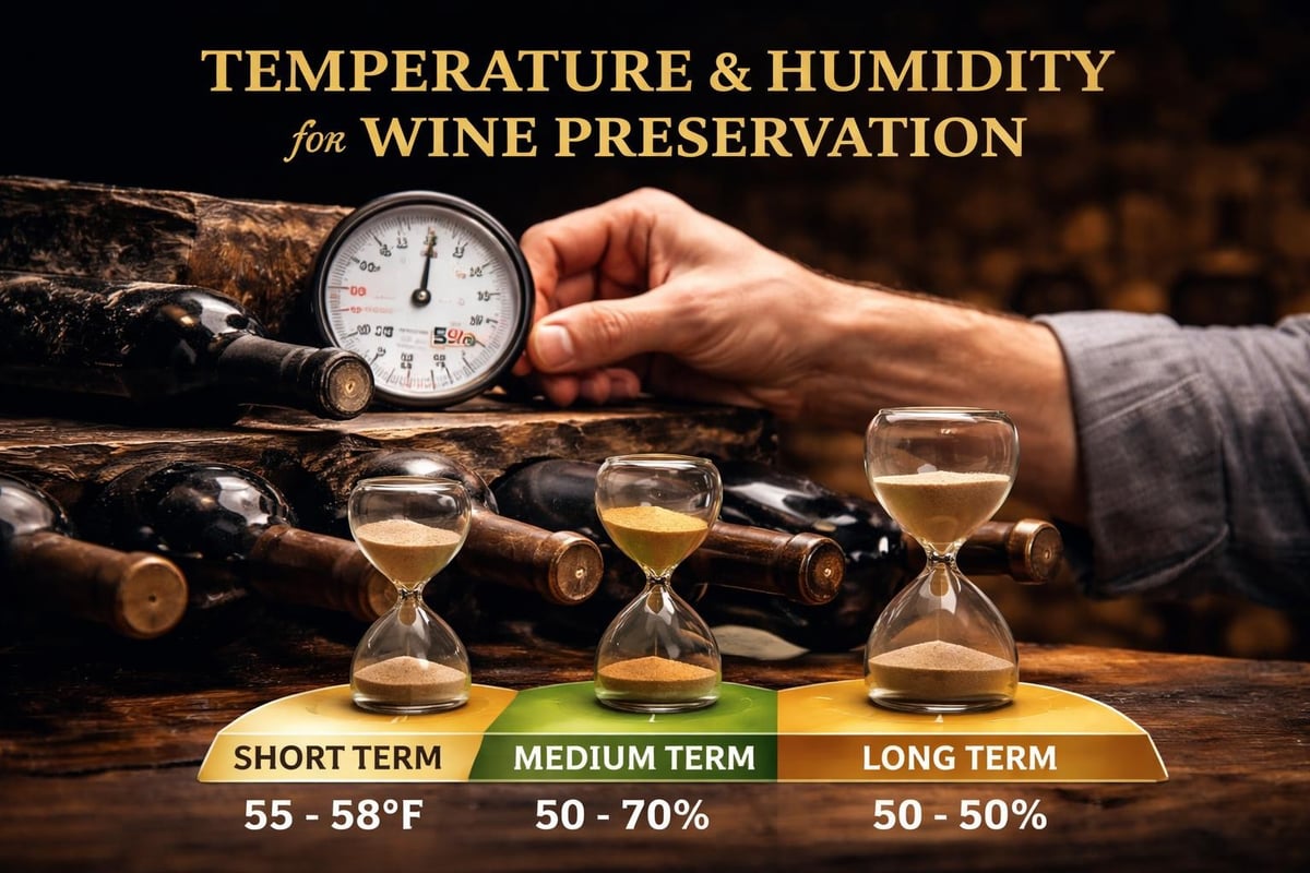 Wine storage conditions