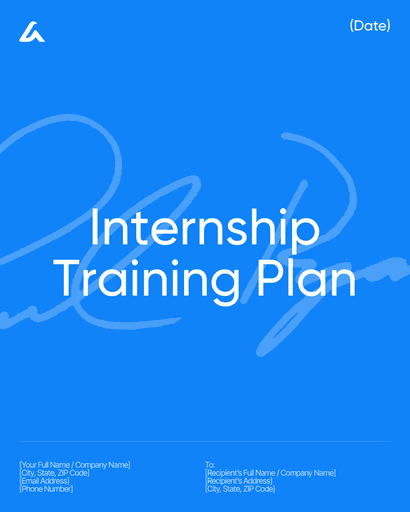 Internship Training Plan