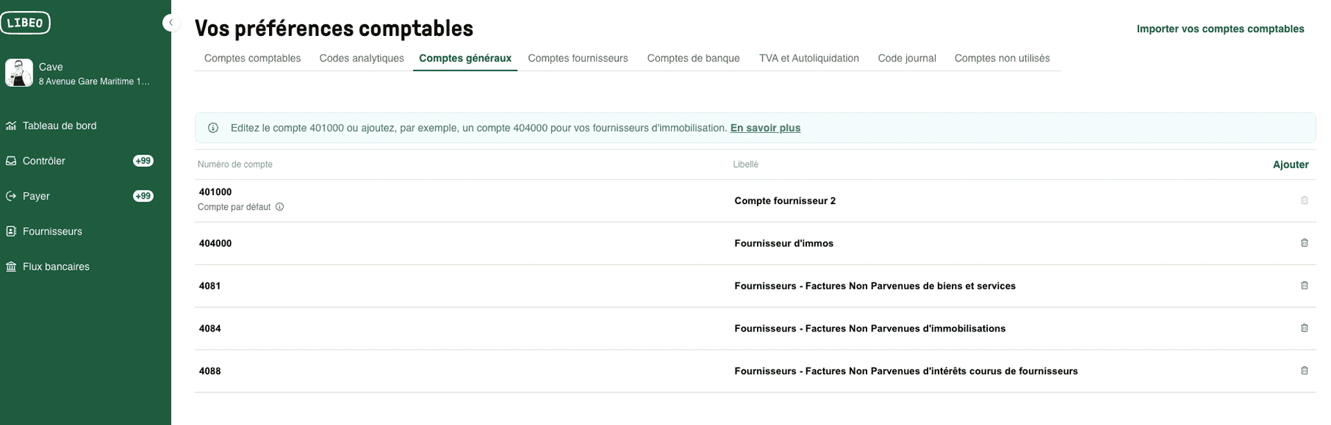 Factures Fournisseurs Non Parvenues