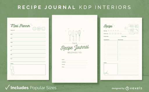 journal kdp template