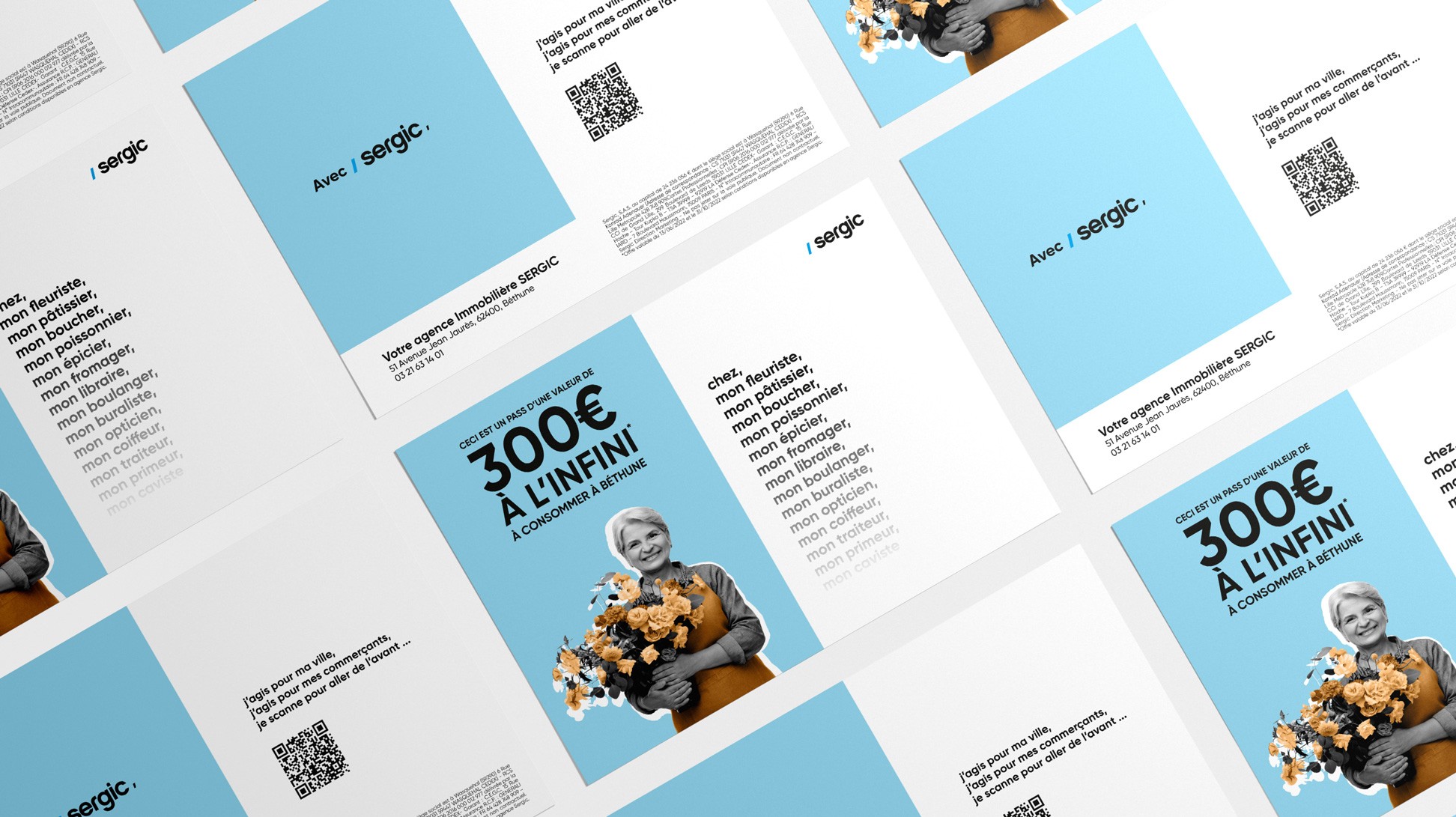 Flyer Sergic, Ceci est un pass de 300€ à l'infini à consommer à Lille.