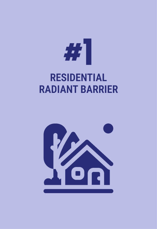 #1 residential radian barrier icon.