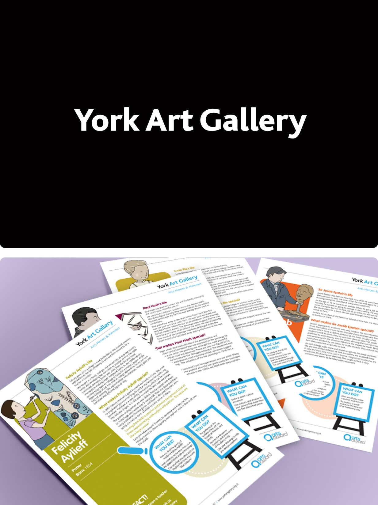 York Art Gallery Fact and Family Activity Sheets