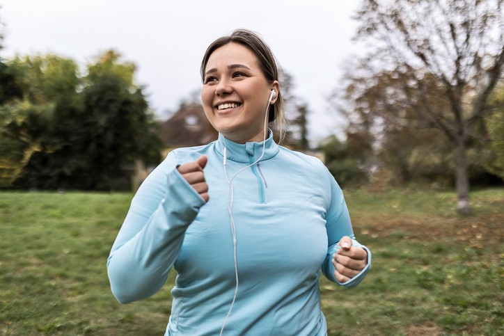 woman jogging