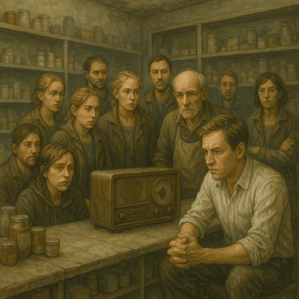 Décembre noir, illustration chez Monsieur Georges