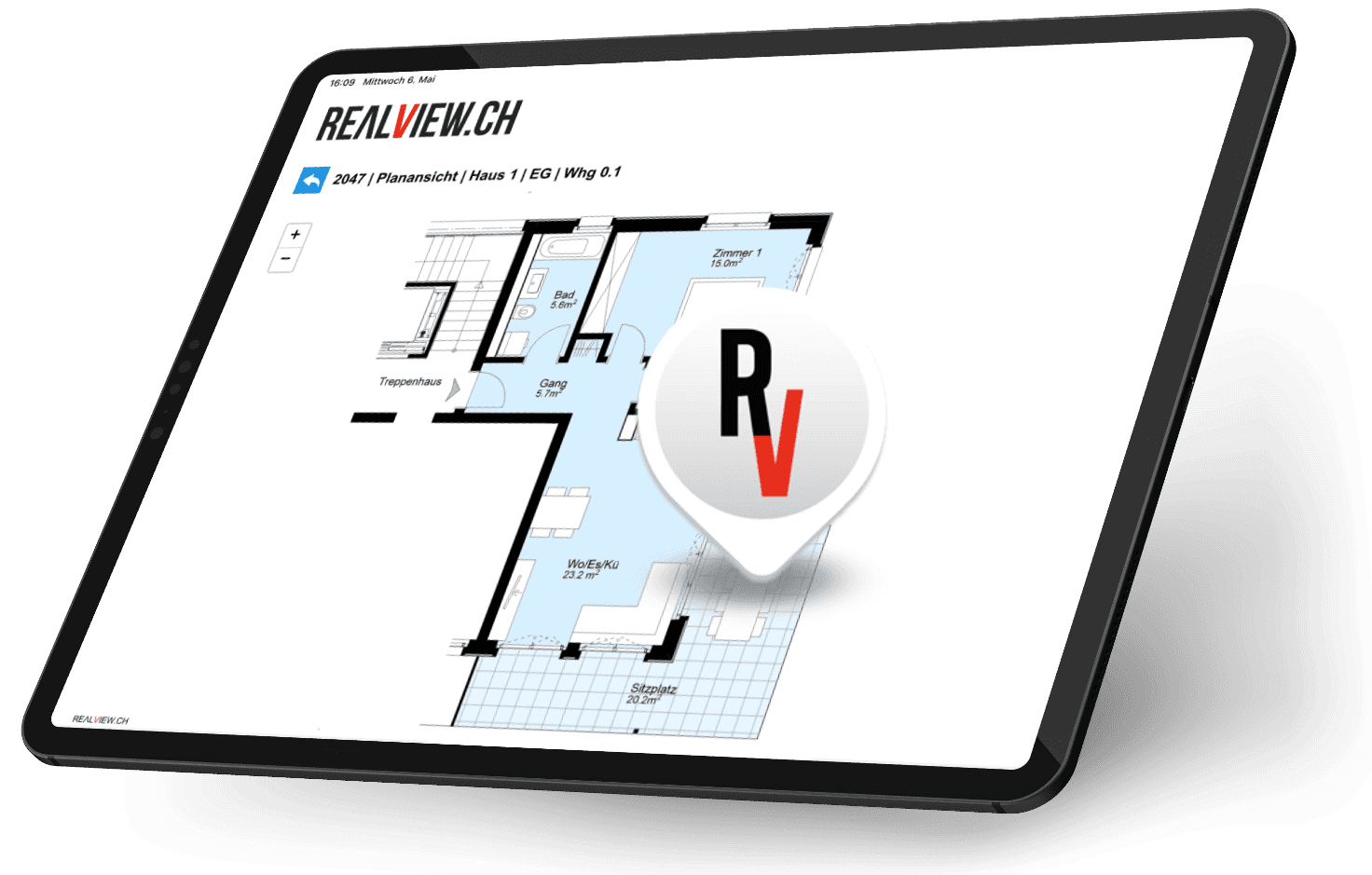 REALVIEW Tablet Mockup